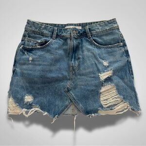 Zara Denim Mini Skirt